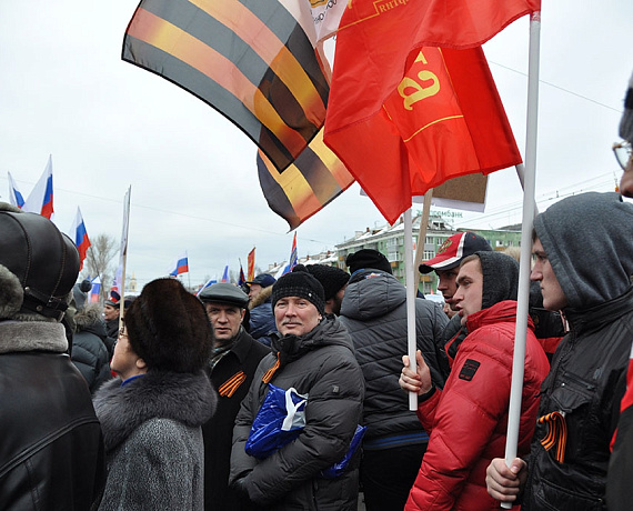 Пермские родинцы приняли участие в митинге "Своих не сдаем!"