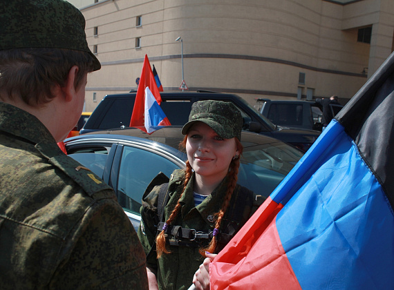 Автопробег "Мир! Труд! Новороссия!" 1 мая 2014 г.