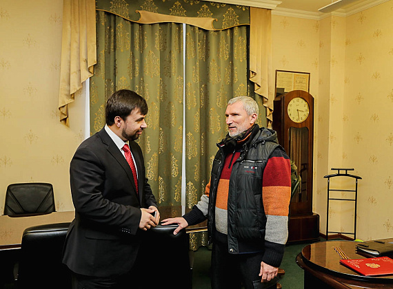 Делегация партии "РОДИНА" в Новороссии, 03.11.2014