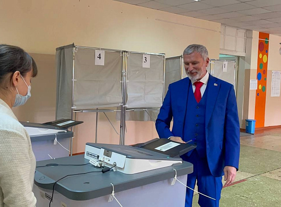 Алексей Журавлев проголосовал и встретился с соратниками в Тамбове, 18.09.2021