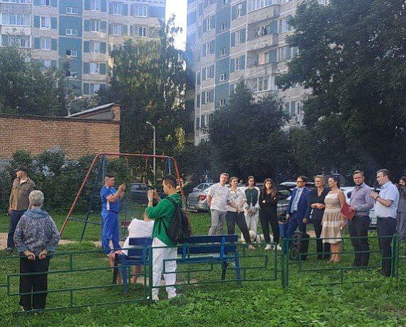 Однопартийцы приехали поддержать подмосковных кандидатов в депутаты