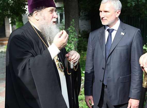 Встреча Алексея Журавлёва с духовенством Рязанской области, 23.06.2015