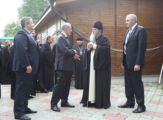 Встреча Алексея Журавлёва с духовенством Рязанской области, 23.06.2015