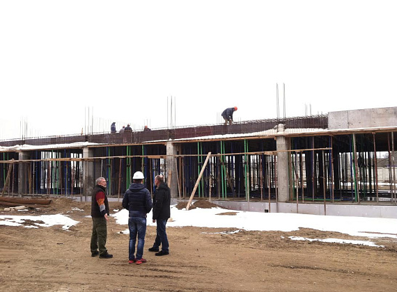 Алексей Журавлёв инспектирует строящиеся соцобъекты в ПМР, 04.01.2015 (часть 2)