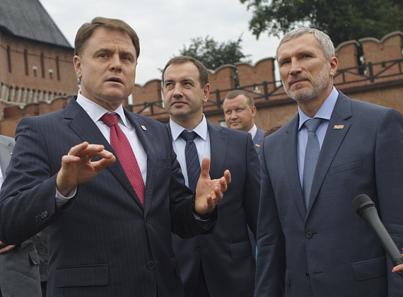 Визит Алексея Журавлева в Тулу, 02.09.2014