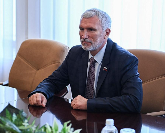 Алексей Журавлев встретился с врио губернатора Хабаровского края Михаилом Дегтяревым