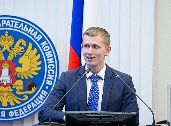 Марина Костычева и Михаил Белоусов на заседании Научно-экспертного совета при ЦИК РФ (Москва, 02.10.2019)