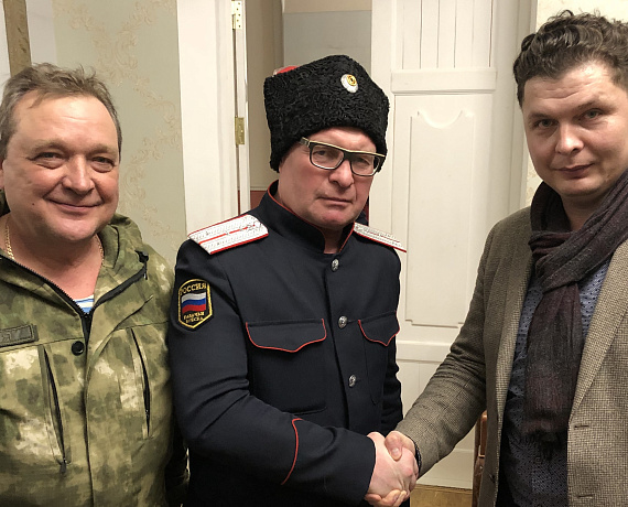 Федор Лугинин выступил на встрече вятских казаков с верховным атаманом