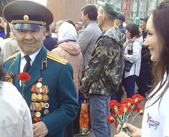 Партийцы Кармаскалинского района Башкирии провели памятную акцию в честь Дня Победы