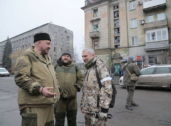 Визит Алексея Журавлёва на Донбасс, 27.02-01.03.2015