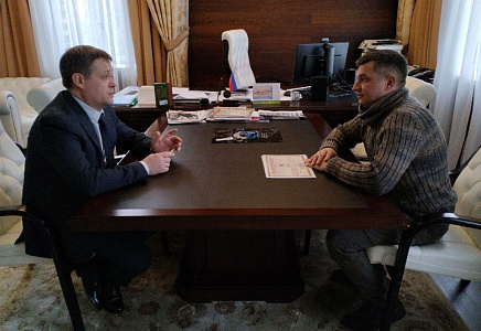 Вячеслав Владимиров встретился с руководителем Управления пресс-службы Правительства Воронежской области