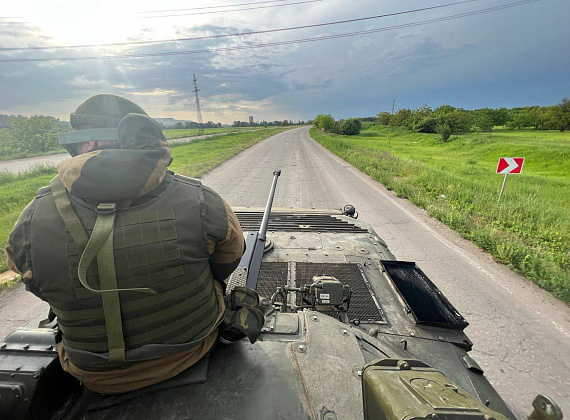 Визит Алексея Журавлева в зону проведения специальной военной операции (июнь 2022)