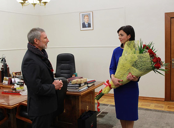 Встреча Алексея Журавлёва с Председателем Правительства ПМР Татьяной Туранской, 20.11.2014