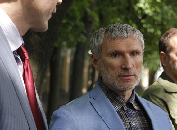 Алексей Журавлёв в Донецке: пресс-конференция, общение с прессой, интервью (часть 1), 12 июня 2014 г.