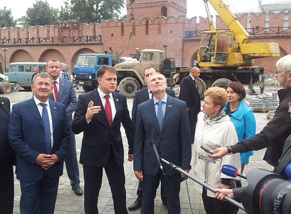 Визит Алексея Журавлева в Тулу, 02.09.2014