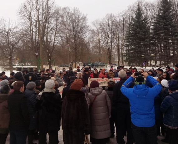 Магамед Ахматов принял участие в митинге в Струнино, посвященном проблемам здравоохранения