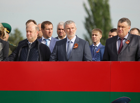 Визит российской делегации во главе с Рогозиным в ПМР, 9 мая 2014 г.