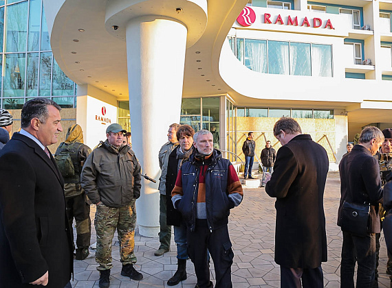 Делегация партии "РОДИНА" в Новороссии, 02.11.2014