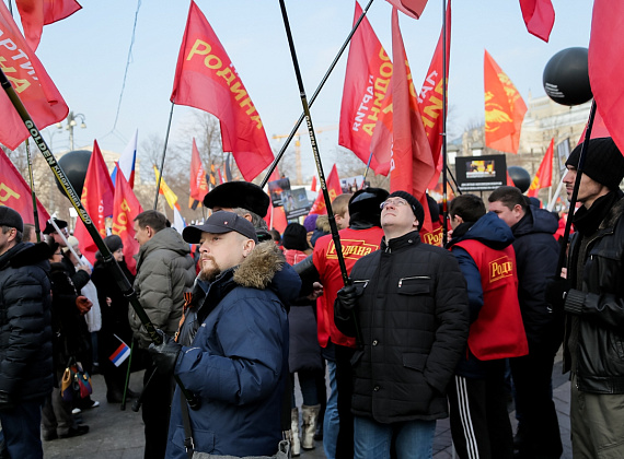 "Год Майдану. Не забудем, не простим", Москва, 21.02.2015 (часть 1)