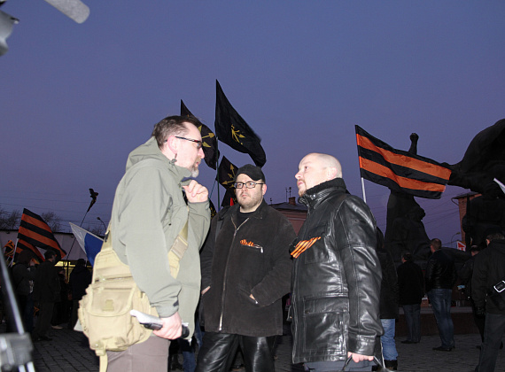 Митинг в поддержку "русской весны" на Украине, 12 марта 2014 г.