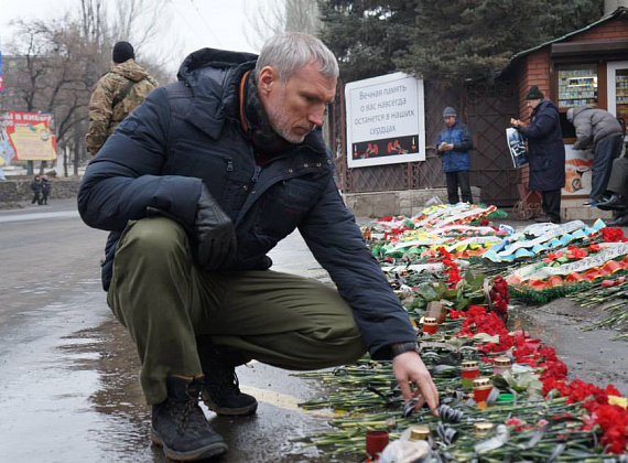 Визит Алексея Журавлева в Донецк, 29.01.2015