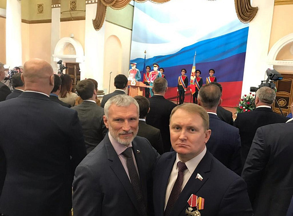 Алексей Журавлев посетил инаугурацию Главы ЛНР Леонида Пасечника, 21.11.2018