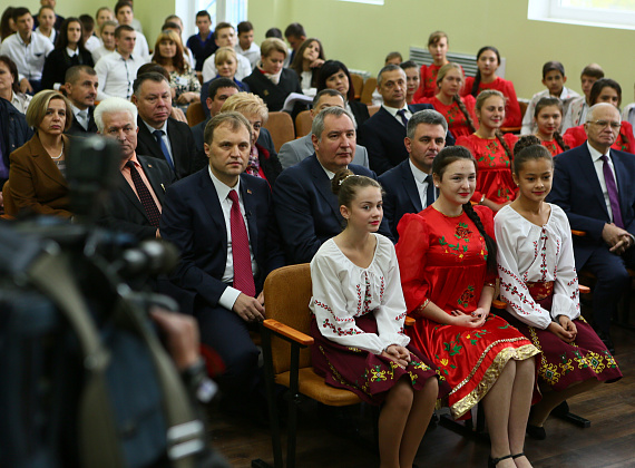 Открытие школы в селе Ташлык, 11.10.2016