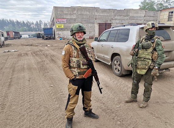 День Великой Победы Алексей Журавлев провел на передовой в Донбассе, 09.05.2022