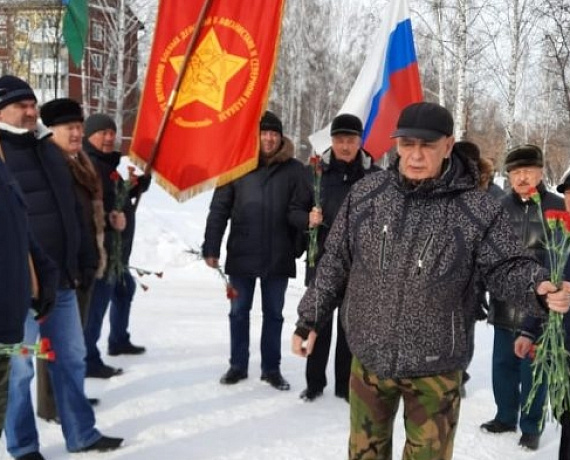 В Новосибирске прошла памятная акция с участием ветеранов боевых действий в Афганистане