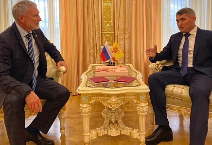 Алексей Журавлев встретился с новым Главой Чувашской Республики Олегом Николаевым