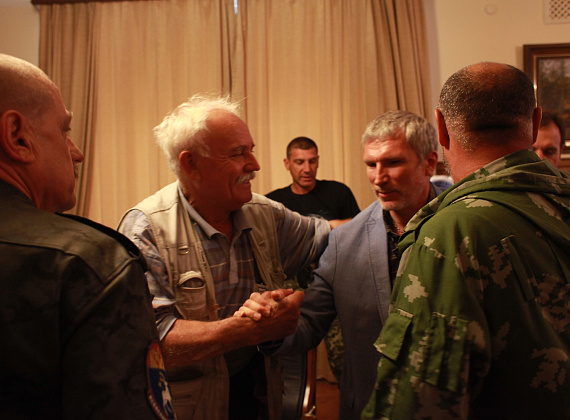 Визит Алексея Журавлёва в Луганскую народную республику, июнь 2014 г.