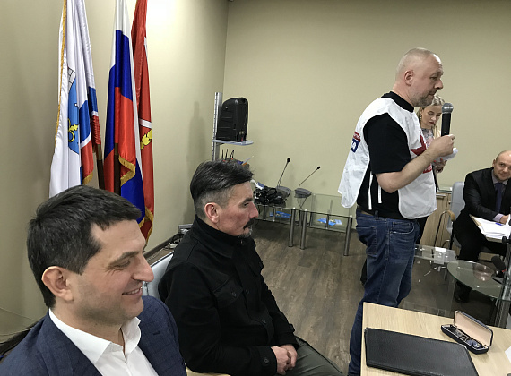 Федор Бирюков на конференции реготделения "РОДИНЫ" в Ленинградской области (СПб, 10-11.12.2019)