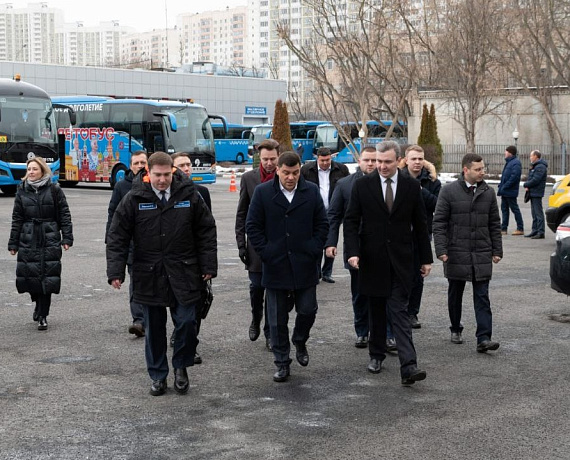 Делегация партии "РОДИНА" посетила "МОСГОРТРАНС"