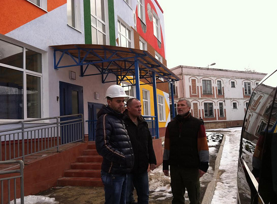 Алексей Журавлёв инспектирует строящиеся соцобъекты в ПМР, 04.01.2015 (часть 1)