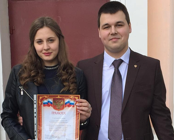 Победители конкурса на лучшее сочинение "Поворинский район - моя Родина!" получили призы