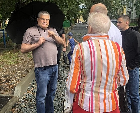 Завершены работы по благоустройству двора в рамках исполнения наказа, полученного Вячеславом Илюхиным