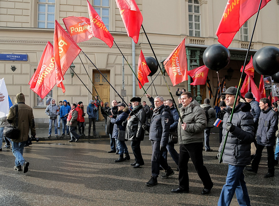 "Год Майдану. Не забудем, не простим", Москва, 21.02.2015 (часть 1)