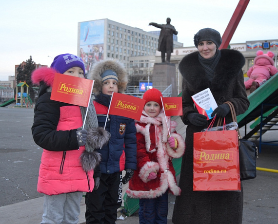 Социал-патриоты раздали текст Конституции в Саратове