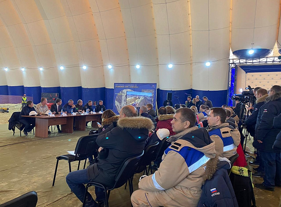 Рабочий визит Алексея Журавлева на космодром "Восточный", 16.12.2019
