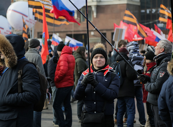 "Год Майдану. Не забудем, не простим", Москва, 21.02.2015 (часть 1)