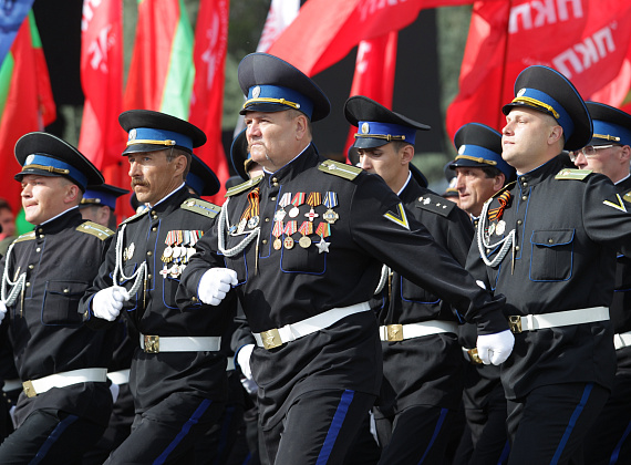 Визит российской делегации во главе с Рогозиным в ПМР, 9 мая 2014 г.