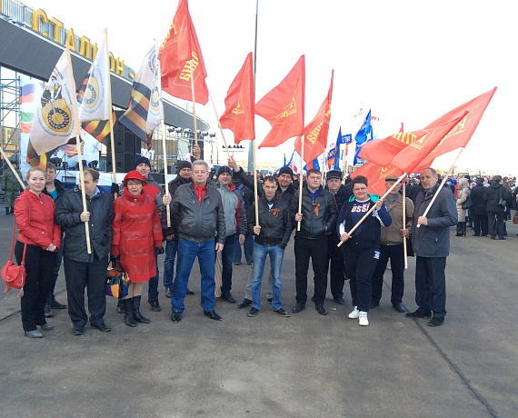 Партийцы Татарстана приняли участие в митинге, посвящённом годовщине воссоединения России с Крымом