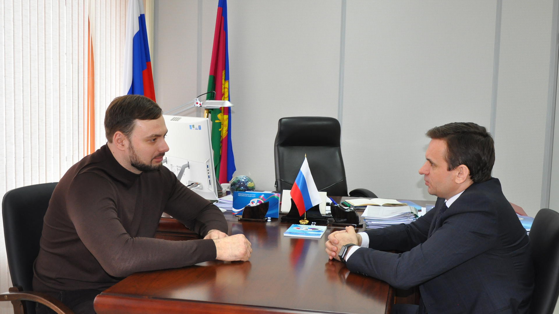 Денис Панасенко встретился с руководством краснодарского избиркома