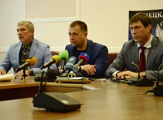 Алексей Журавлёв в Донецке: пресс-конференция, общение с прессой, интервью (часть 2), 12 июня 2014 г.