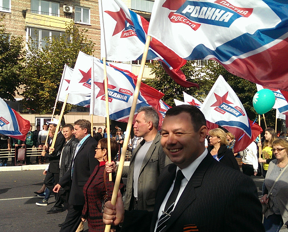 Соратники приняли участие в параде в Брянске