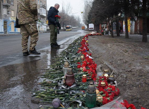 Визит Алексея Журавлева в Донецк, 29.01.2015