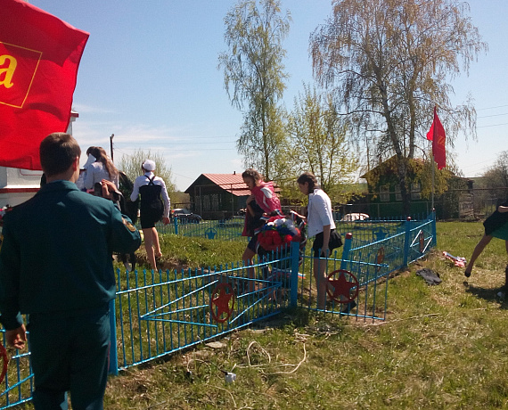 Соратники организовали митинг в честь 70-летия Победы в маленькой нижегородской деревне