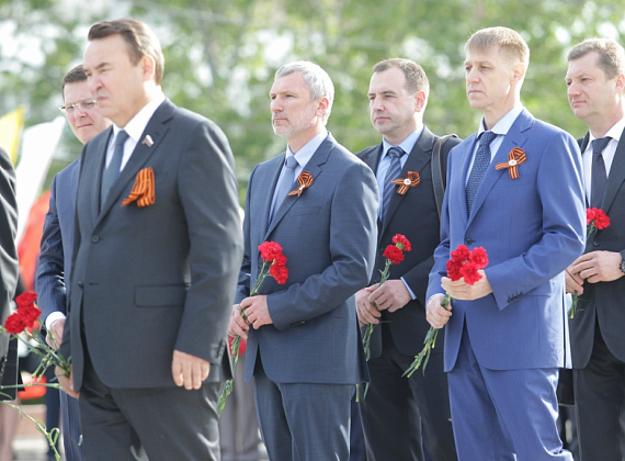 Визит российской делегации во главе с Рогозиным в ПМР, 9 мая 2014 г.