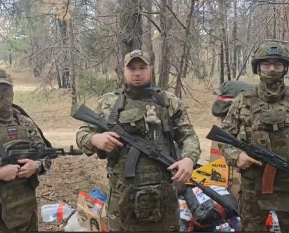 Десантники получили гуманитарную помощь от наших новосибирских соратников