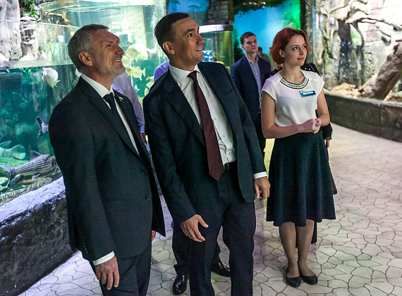 Алексей Журавлев посетил воронежский ТРЦ "Сити-парк "Град", 16.09.2016